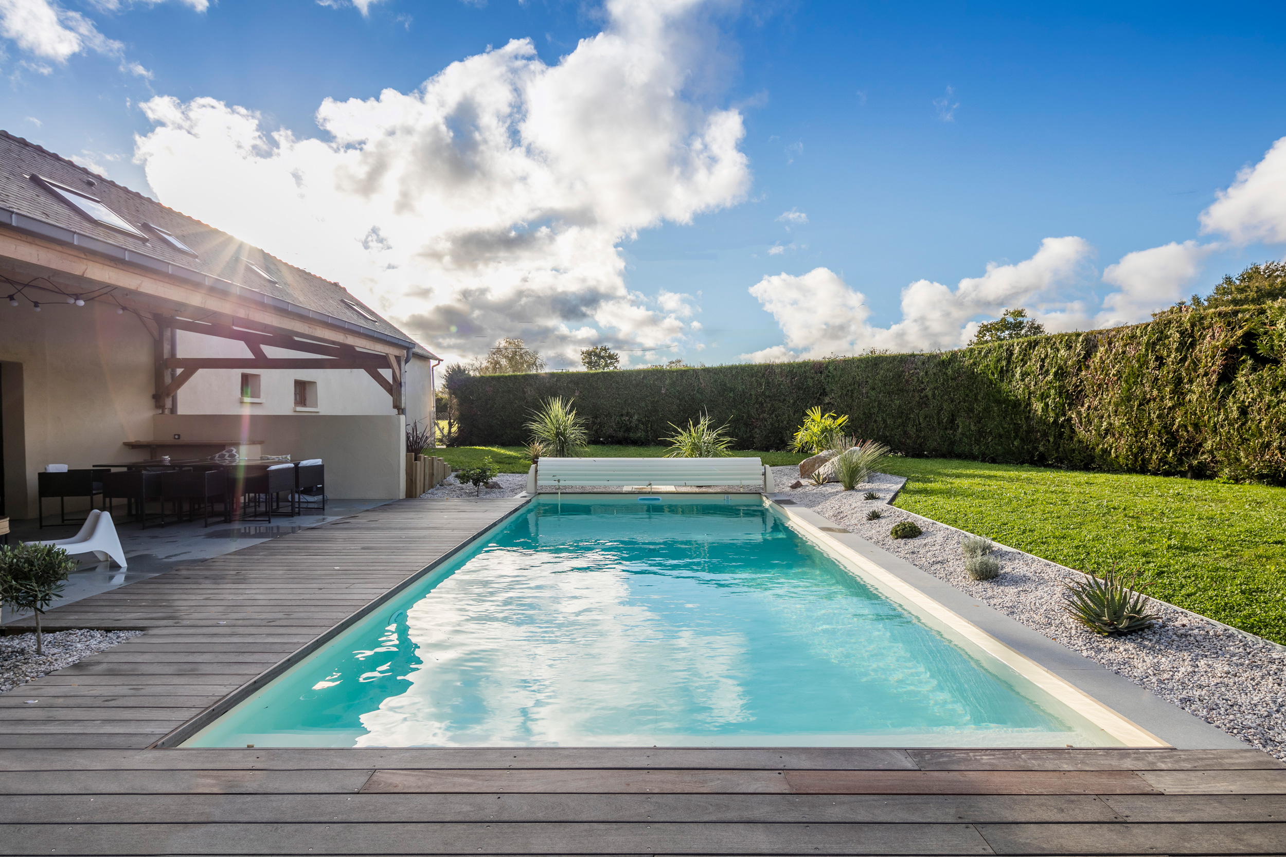 La piscine à fond plat - Mondial Piscine