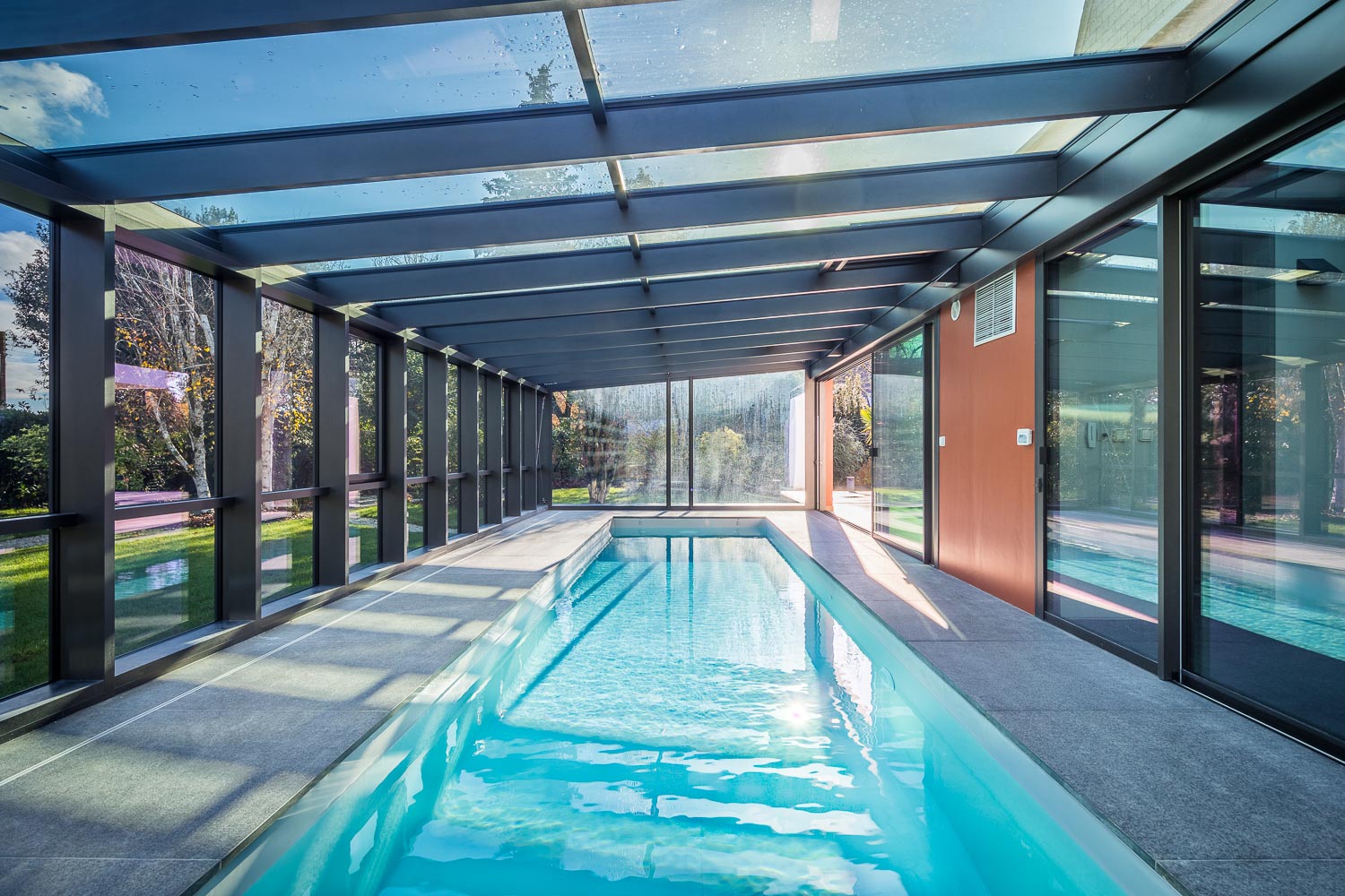 Piscine intérieure : construction de piscine intérieure chauffée