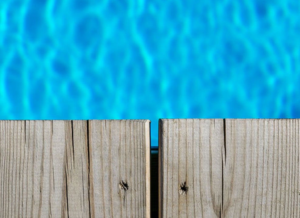 Terrasse bois piscine