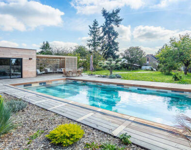 Piscine fond plat