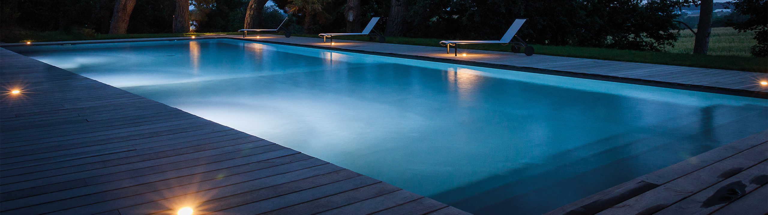 Piscine de nuit